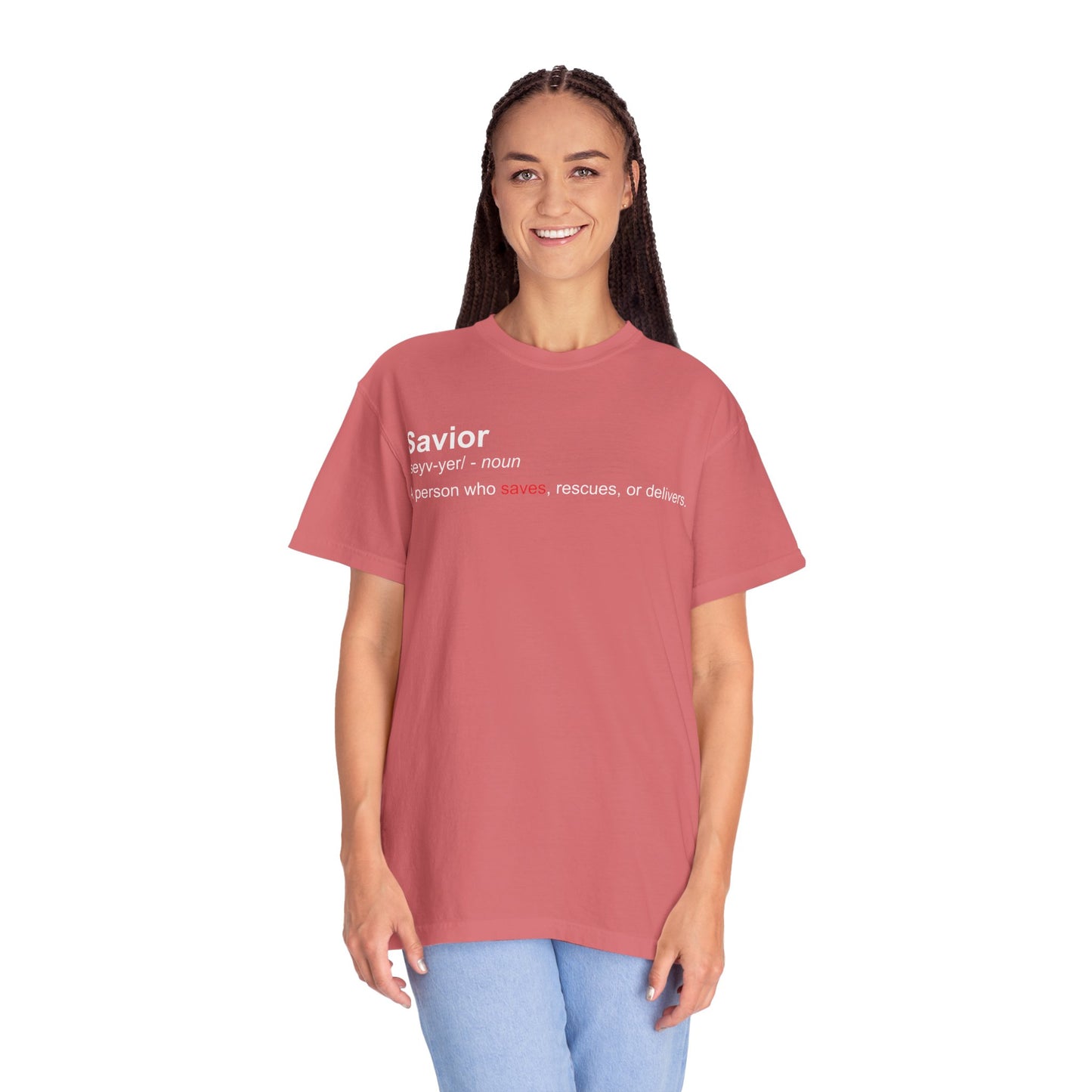 Savior Definition T-Shirt — 'Savior' Dictionary-Style Graphic Tee