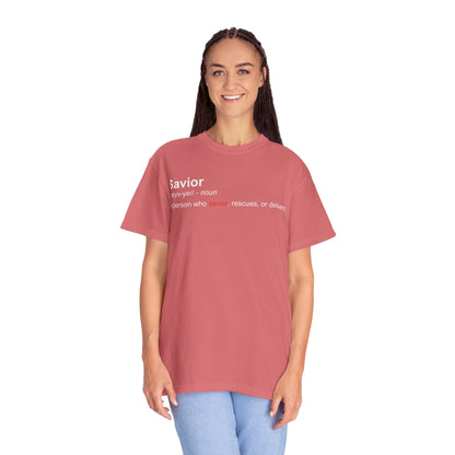 Savior Definition T-Shirt — 'Savior' Dictionary-Style Graphic Tee
