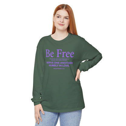 Be Free "Galatians 5:13" PURPLE