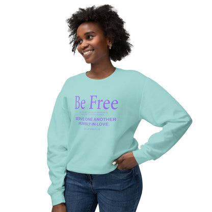 Be Free "Galatians 5:13" Purple