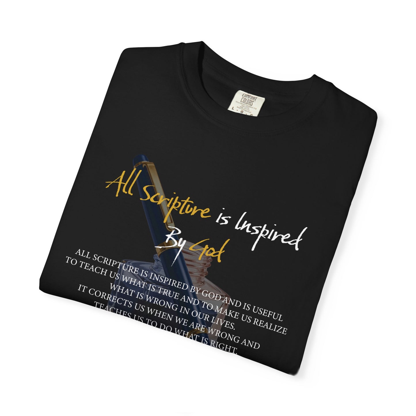 All Scriptures Are Inspired By God T-Shirt — Faith-Based Scripture Tee
