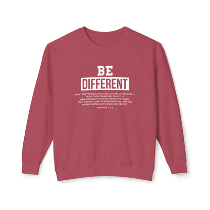 Be Different "Romans 12:2" Sweatshirt