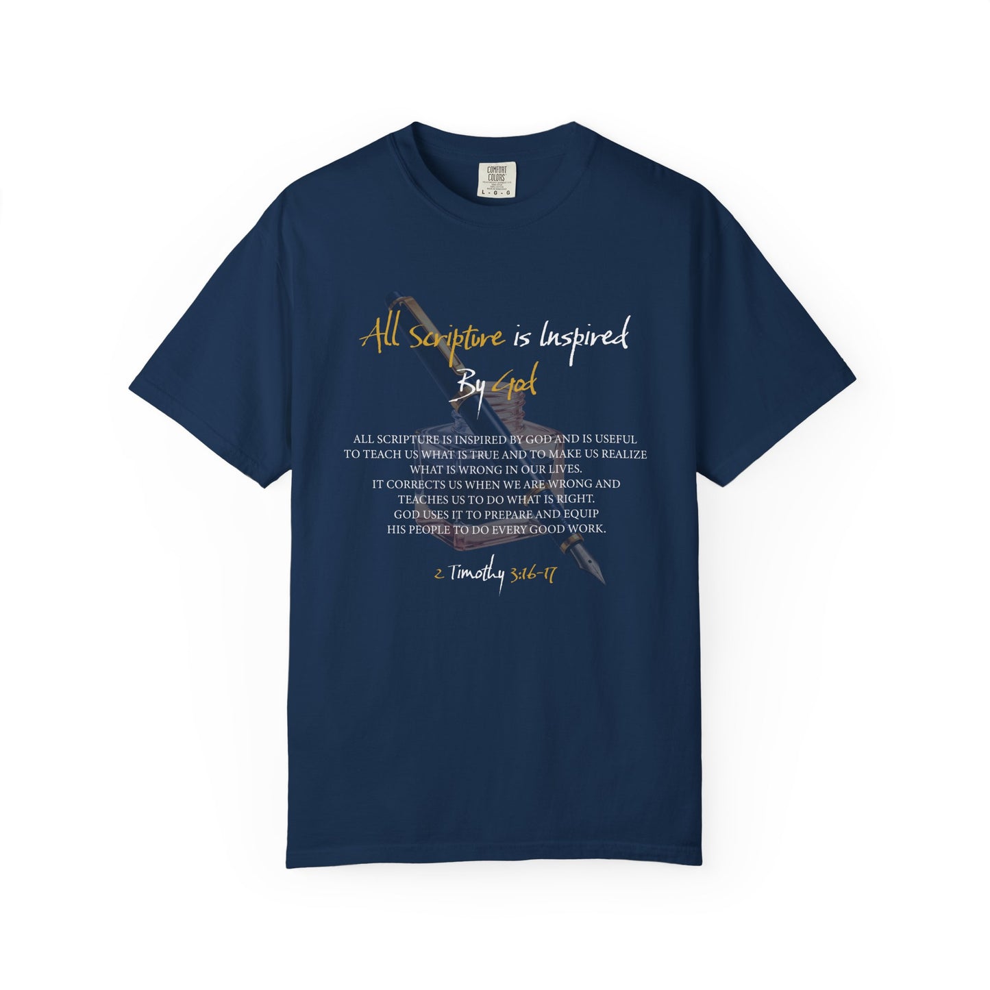 All Scriptures Are Inspired By God T-Shirt — Faith-Based Scripture Tee