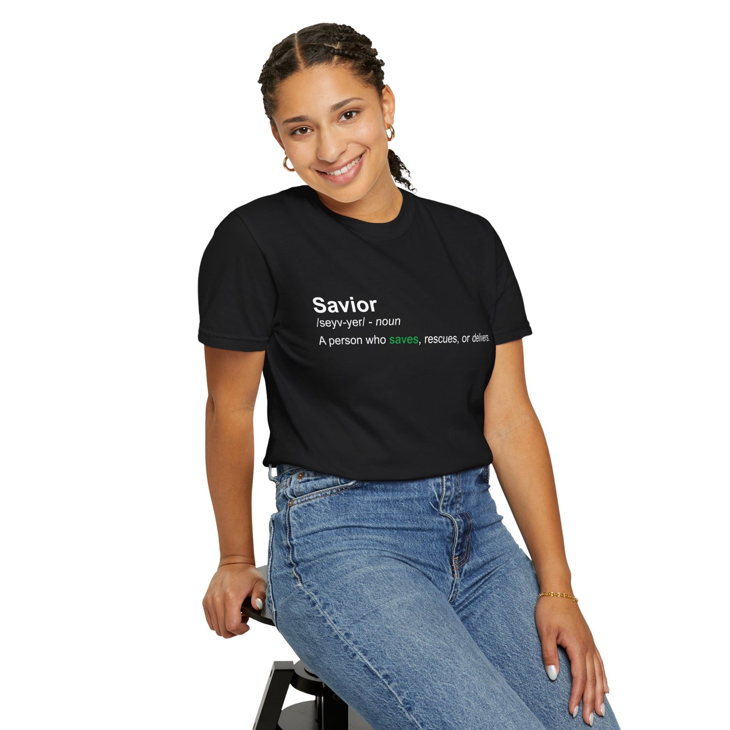Savior Definition T-Shirt 100% cotton