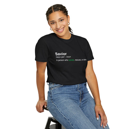 Savior Definition T-Shirt 100% cotton
