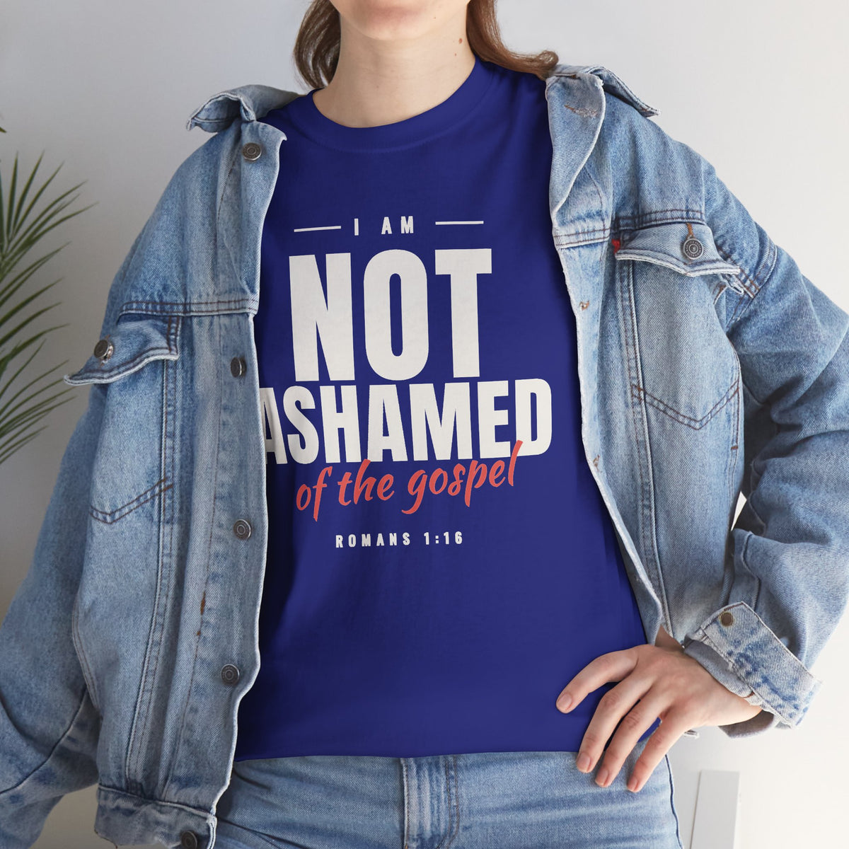 I Am Not Ashamed of the Gospel Faithful Christian T-Shirt