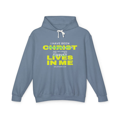 I have been Crucified with Christ "Galatians 2:20"  Yellow  Unisex 100% Cotton Hoodie