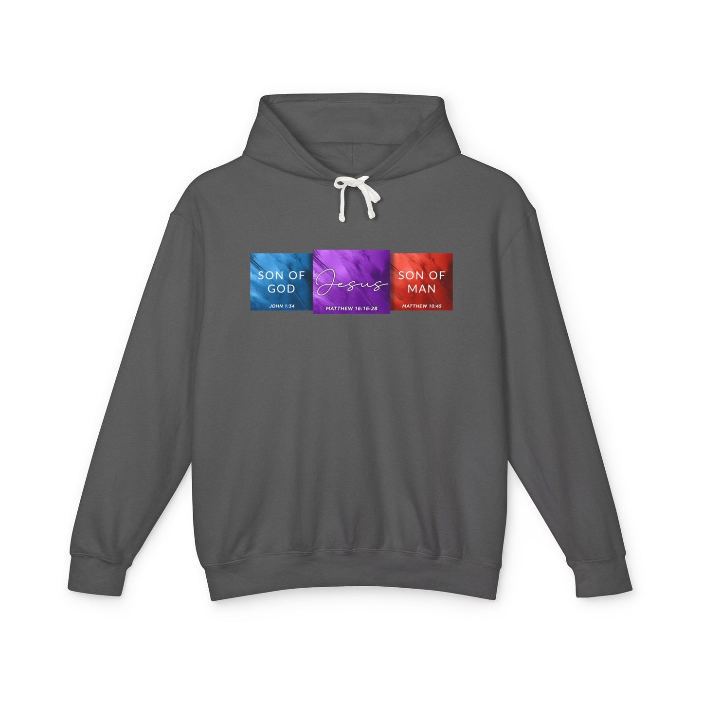 Son of Man Son of God Cotton T‑Shirt — Christian Faith Graphic  Hooded Sweatshirt
