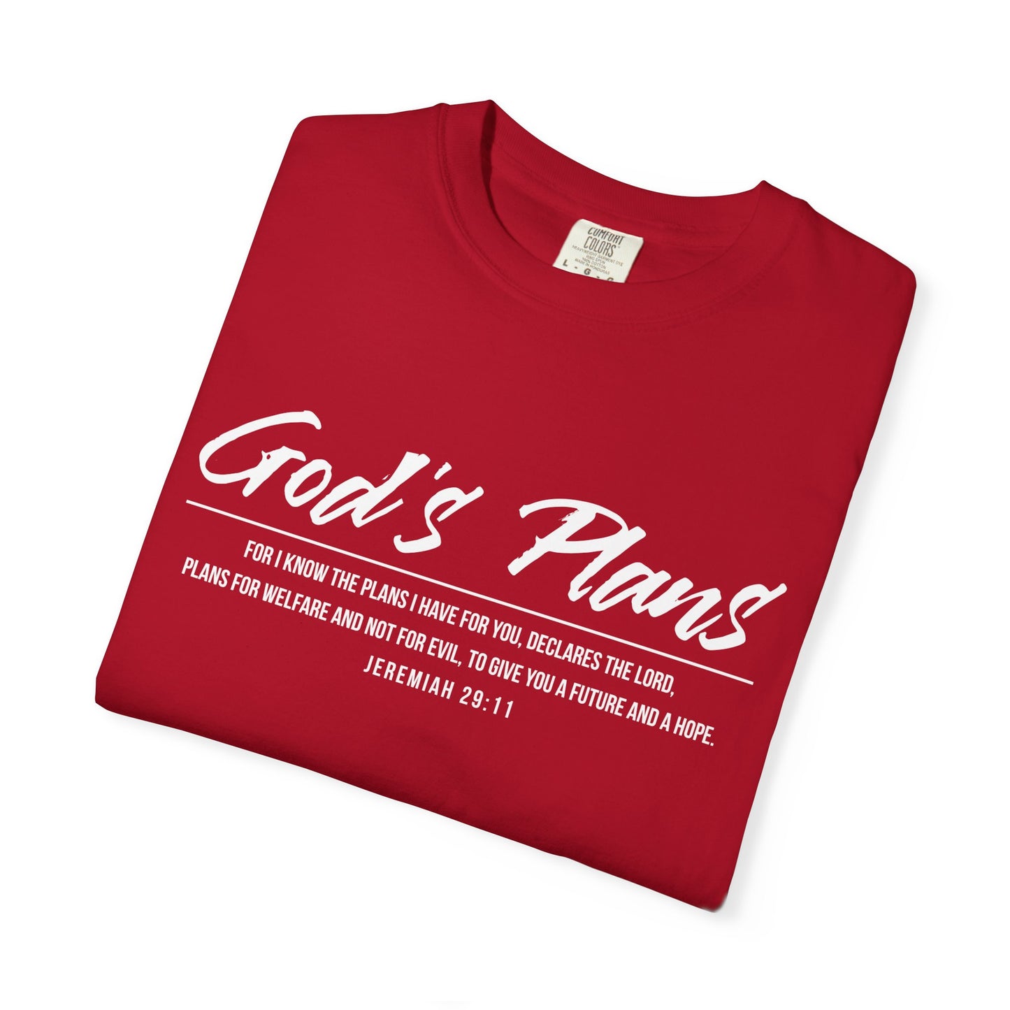 Jeremiah 29:11 'God's Plans' T-Shirt — Inspirational Faith Tee