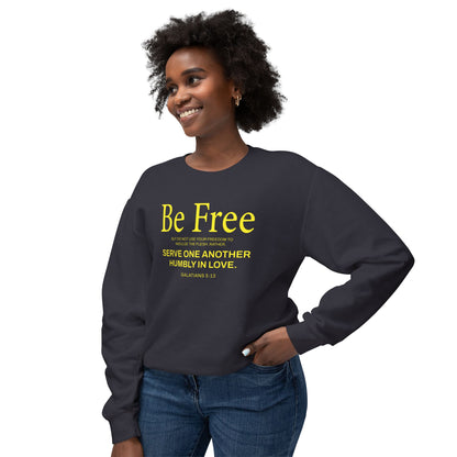 Be Free "Galatians 5:13" YELLOW