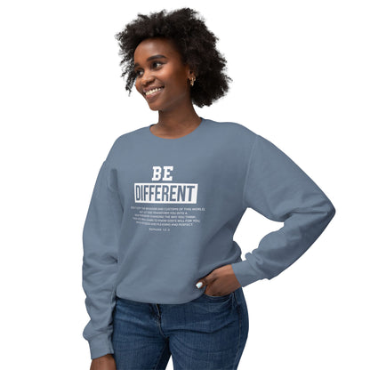 Be Different "Romans 12:2" Sweatshirt
