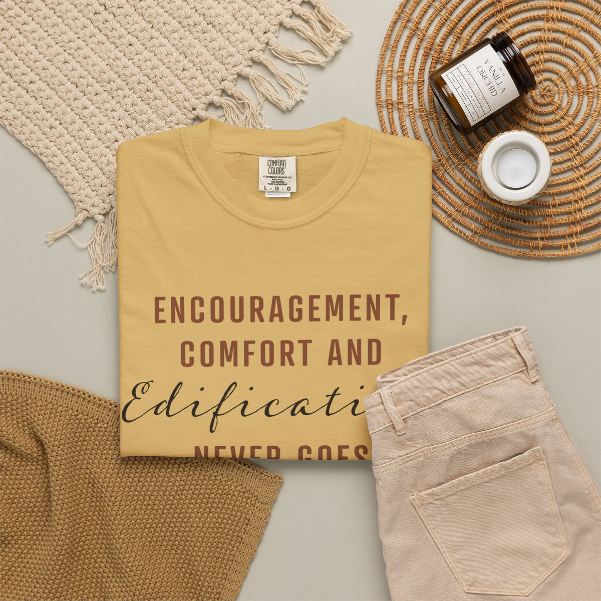 Encouragement, Comfort & Edification T-Shirt — Ephesians 4:29 Inspirational Christian Tee