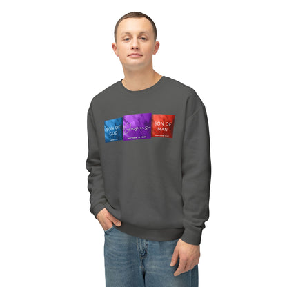 Son of Man Son of God Cotton T‑Shirt — Christian Faith Graphic Sweatshirt