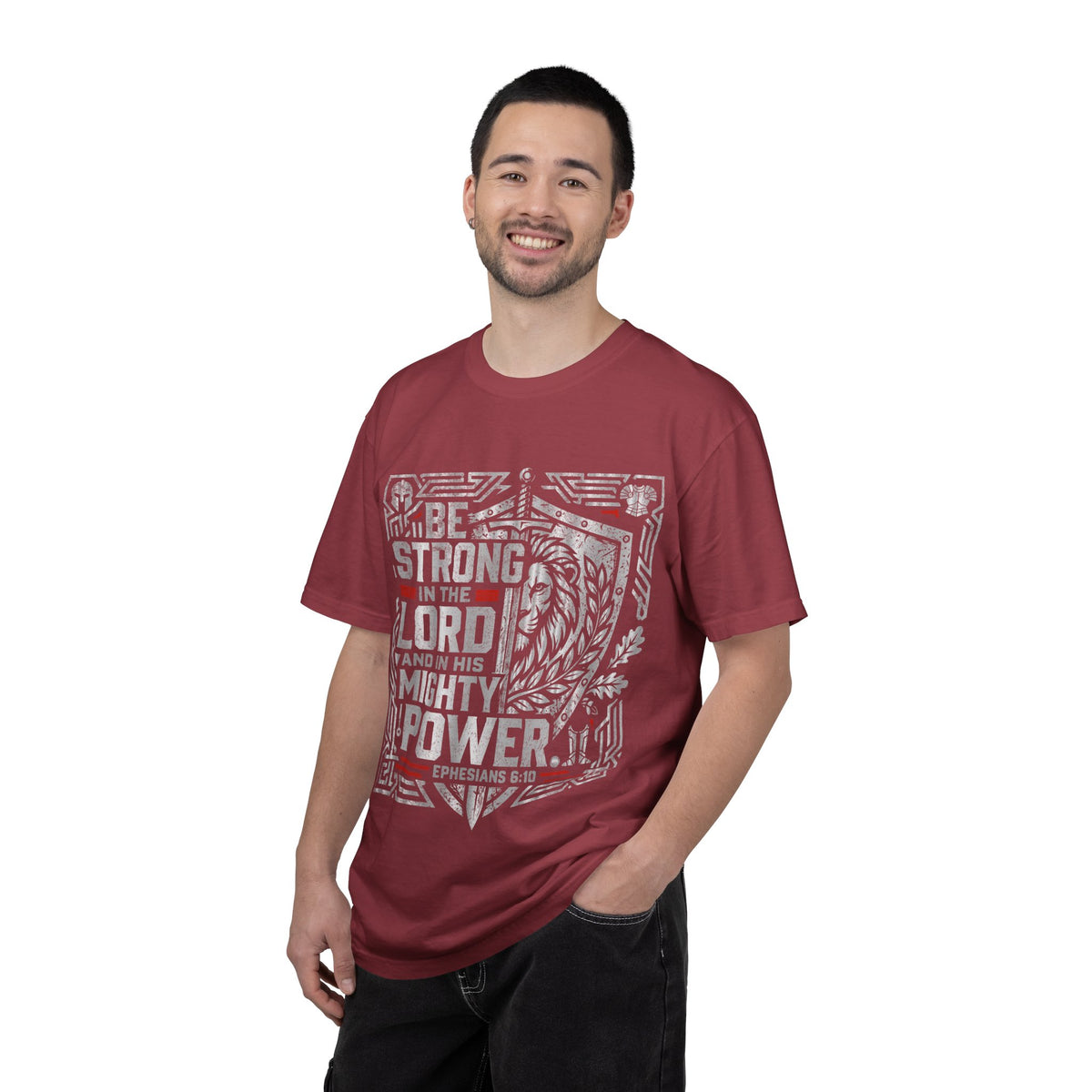 Be Strong in the Lord T-Shirt — Christian Faith Graphic Tee