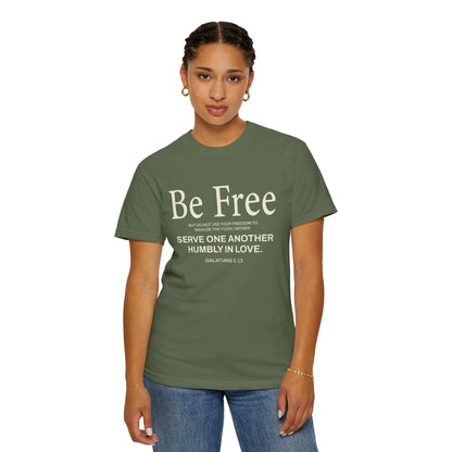 Be Free "Galatians 5:13" Beige