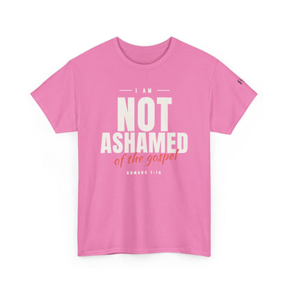 I Am Not Ashamed of the Gospel Faithful Christian T-Shirt