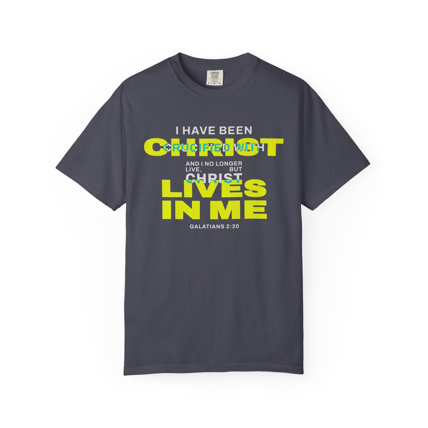 I have been Crucified with Christ "Galatians 2:20" YELLOW 100% Cotton T-Shirt