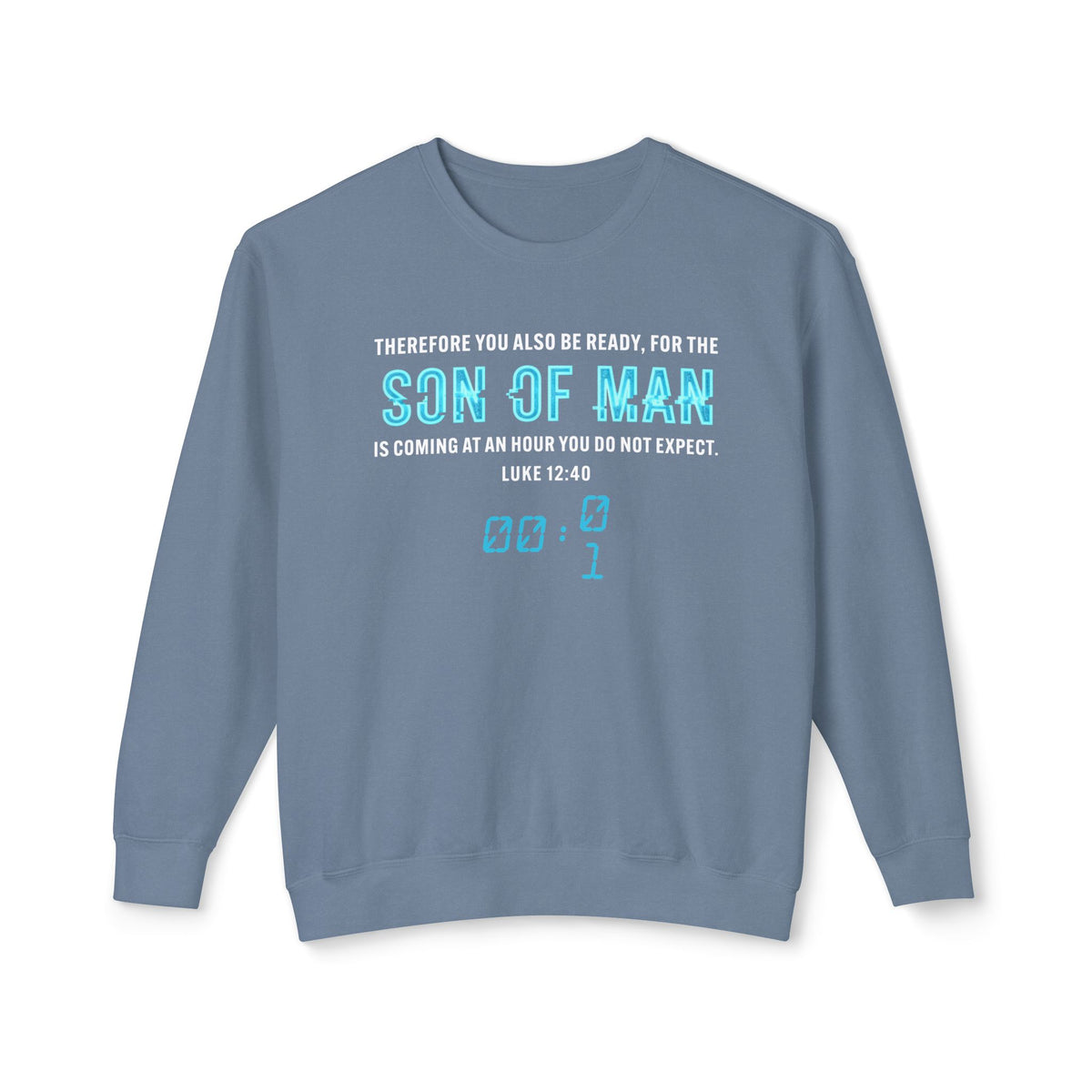 Son of Man is Coming Cotton T‑Shirt — Christian Faith Graphic Sweatshirt