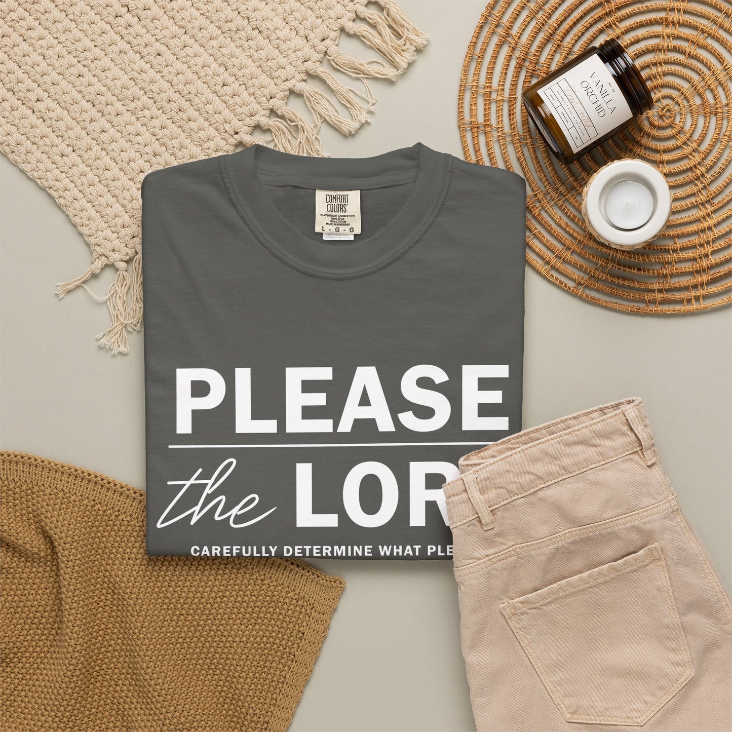Please the Lord Ephesians 5:10 T-Shirt 100% Cotton T-Shirt