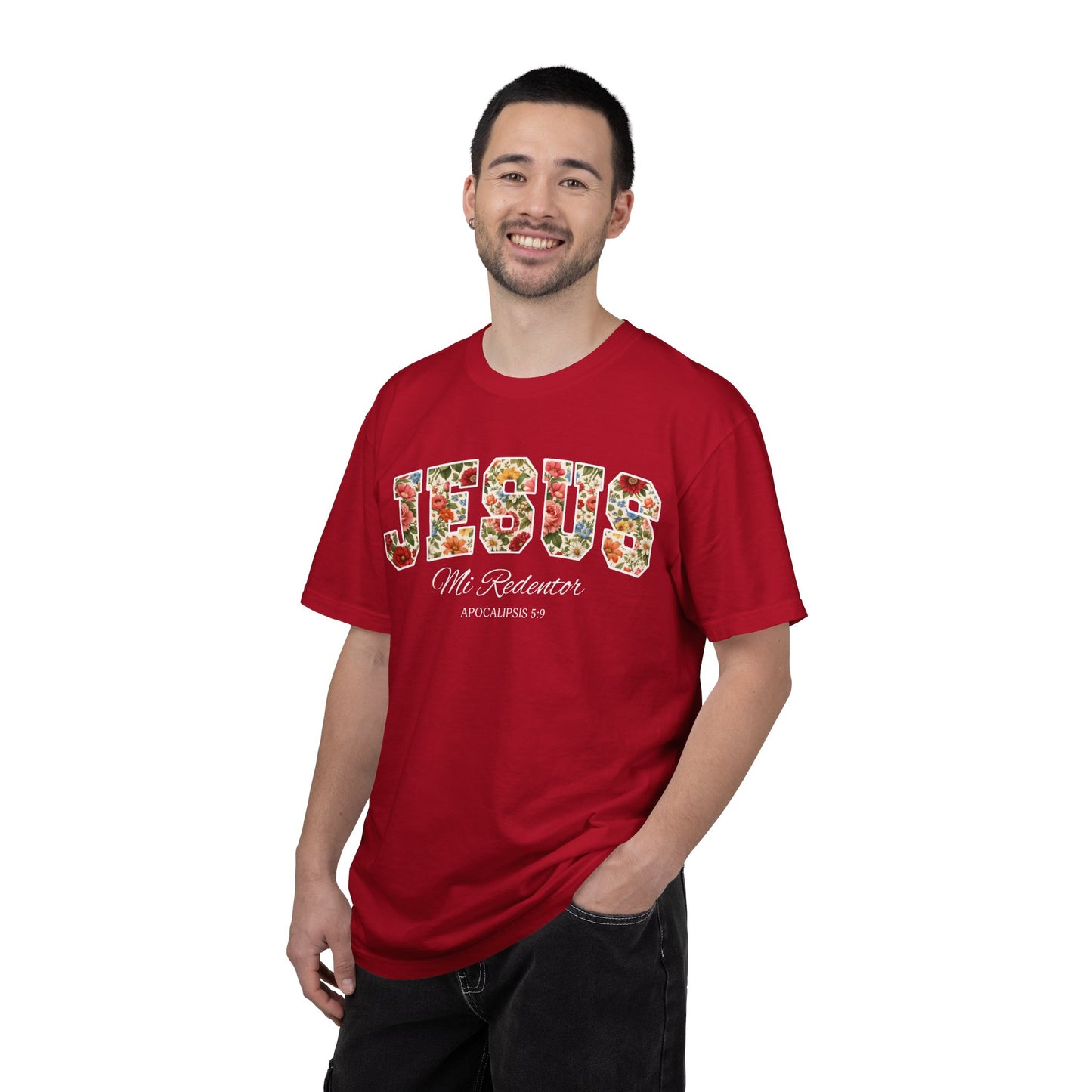 Jesus Mi Redentor T-Shirt — Spanish Christian Faith Tee 100% Cotton