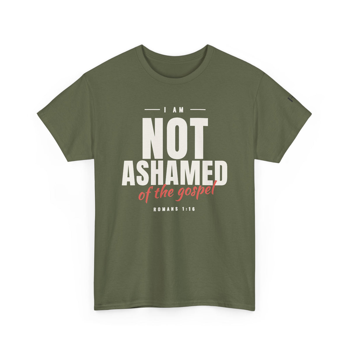 I Am Not Ashamed of the Gospel Faithful Christian T-Shirt