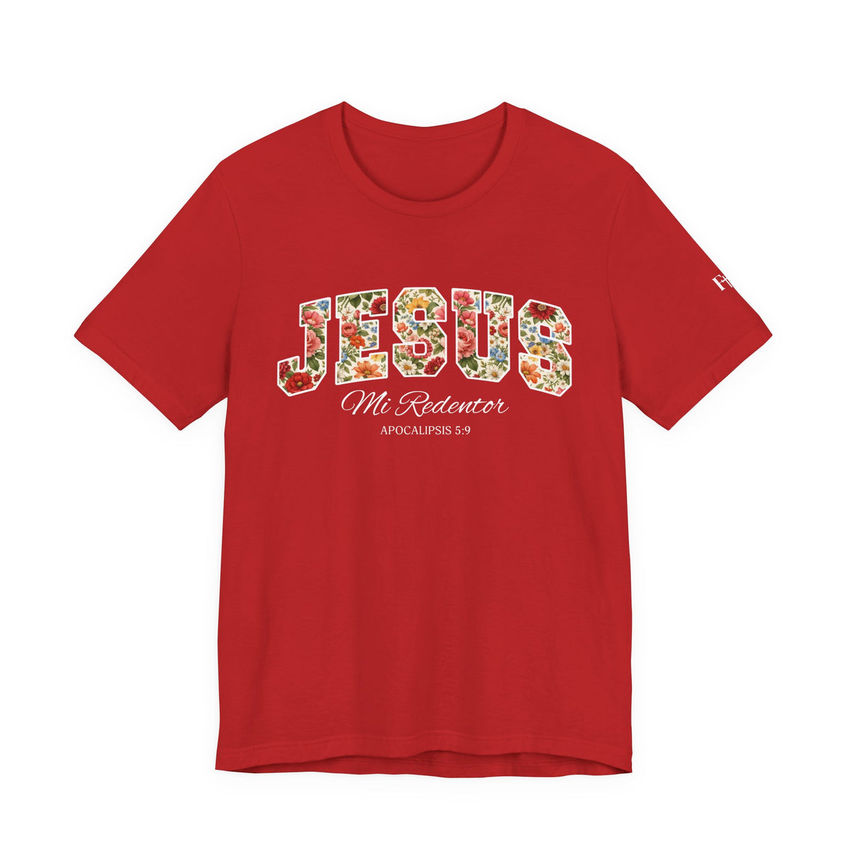 Jesus Mi Redentor Floral Graphic Tee