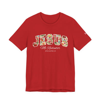Jesus Mi Redentor Floral Graphic Tee