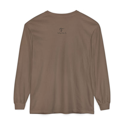 "Change Situations" Long Sleeve T-Shirt — 100% Cotton Garment-Dyed