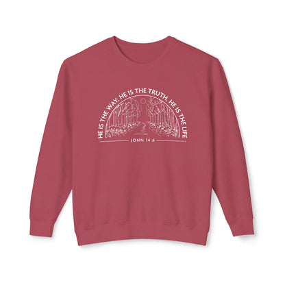 He is The Way The Truth & The Life "John 14:6" 100% Cotton Sweatshirt