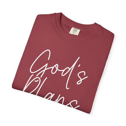 God's Plans Jeremiah 29:11 100% Cotton‑Shirt — Inspirational Faith Graphic T-shirt