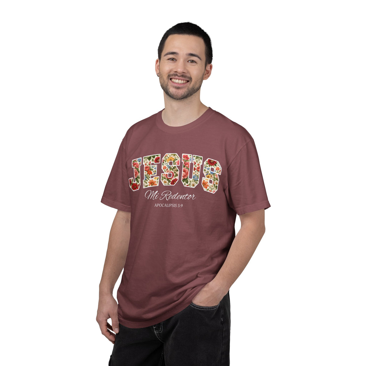 Jesus Mi Redentor T-Shirt — Spanish Christian Faith Tee 100% Cotton