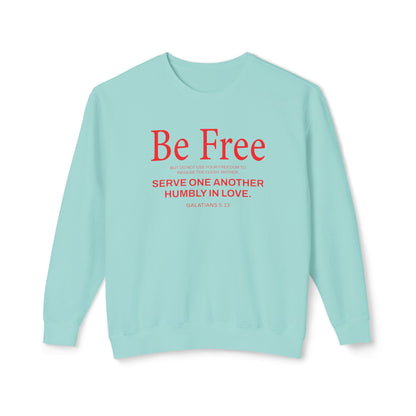 Be Free "Galatians 5:13" Red