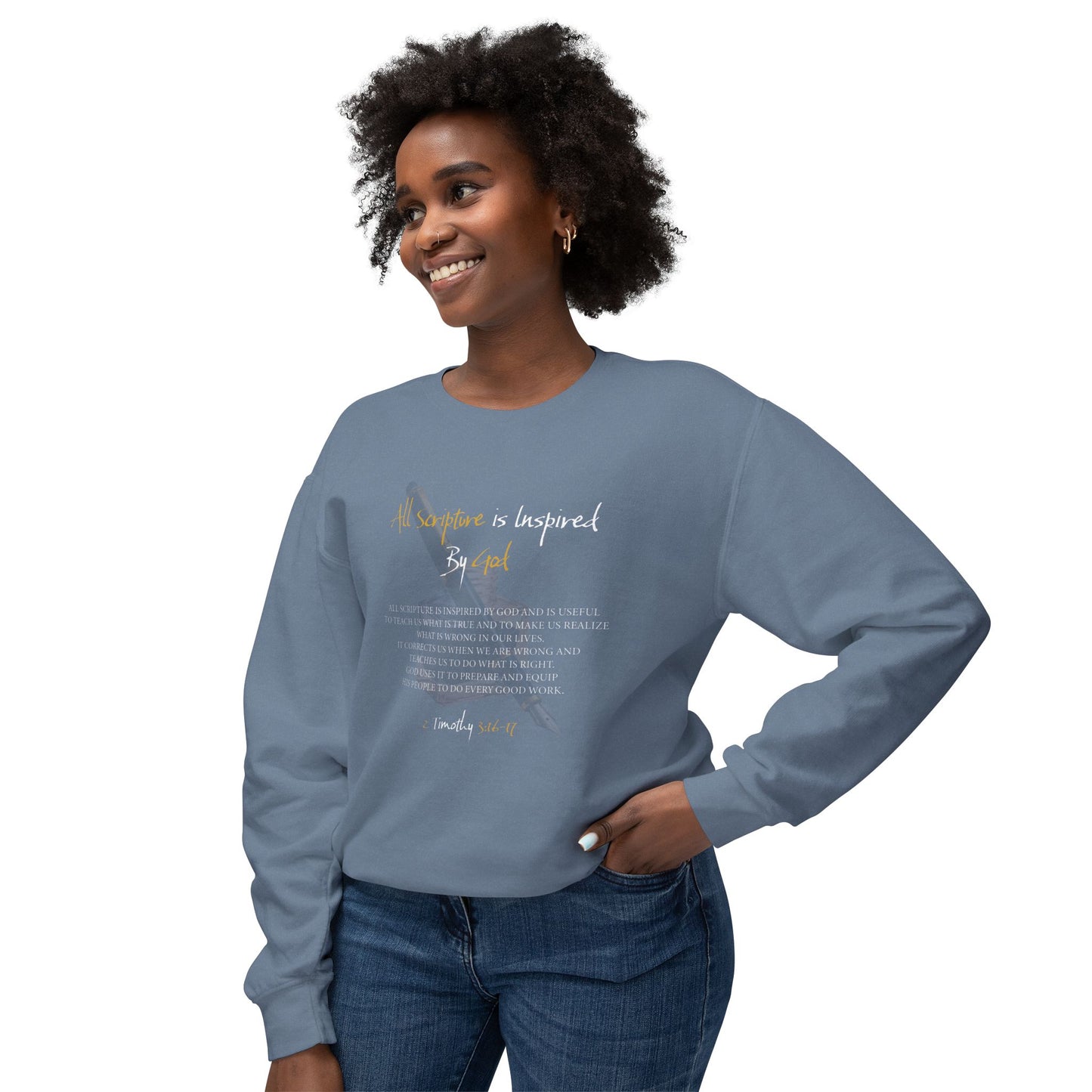 All Scriptures Are Inspired By God T-Shirt — Faith-Based Scripture Sweatshirt