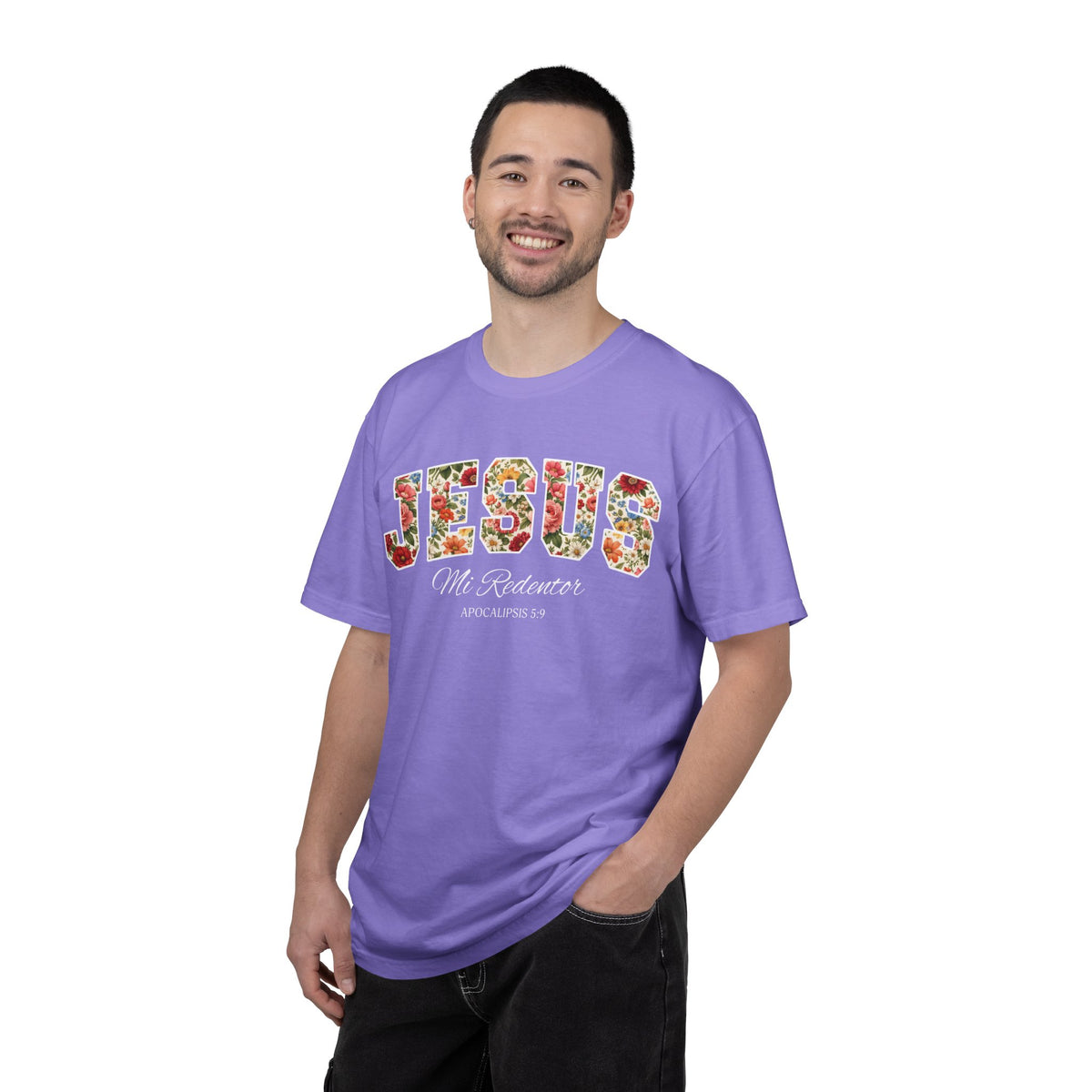 Jesus Mi Redentor T-Shirt — Spanish Christian Faith Tee 100% Cotton