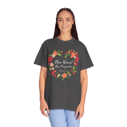 New Heart and New Perspective "Ezekiel 36:26" 100% Cotton T Shirt
