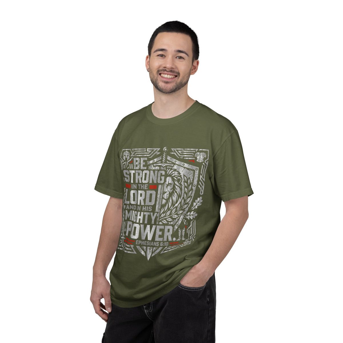 Be Strong in the Lord T-Shirt — Christian Faith Graphic Tee