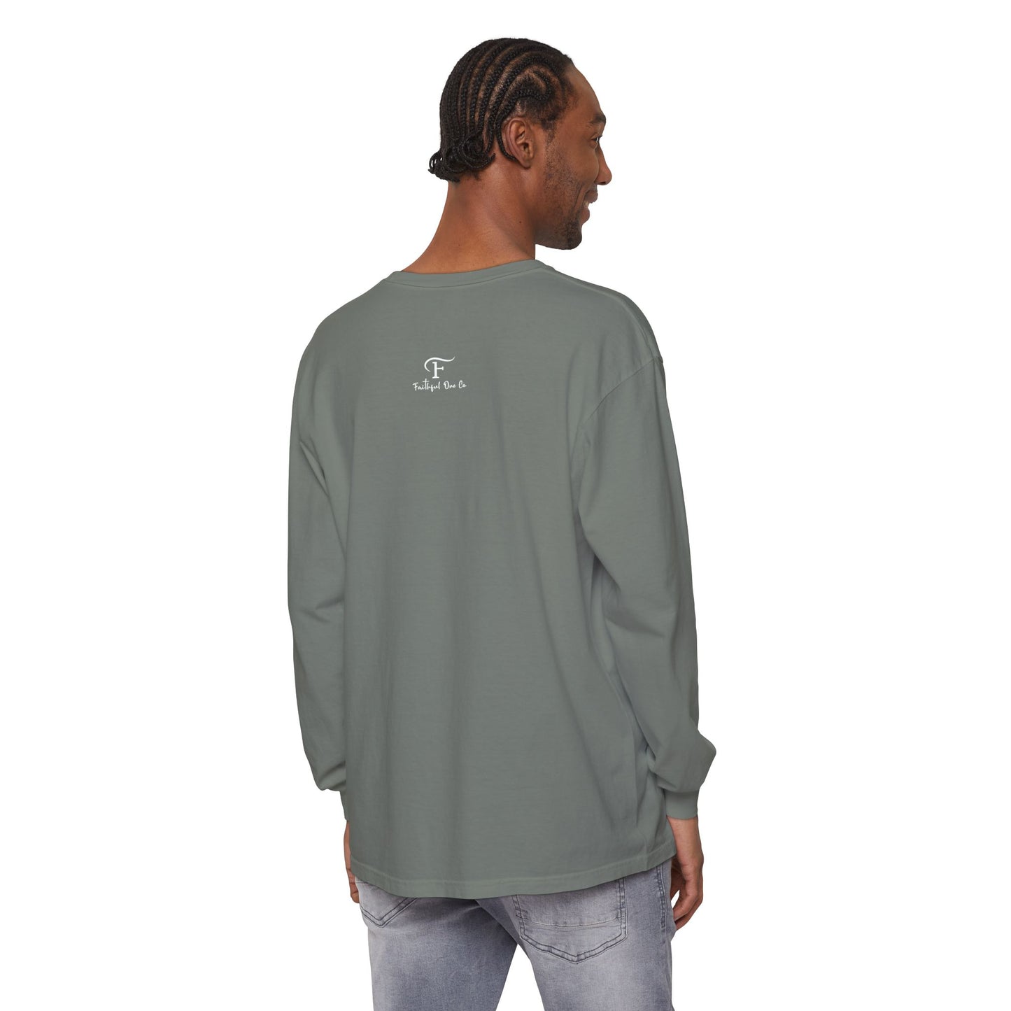 The Lord is Good "Nahum 1:7" Red Long Sleeve