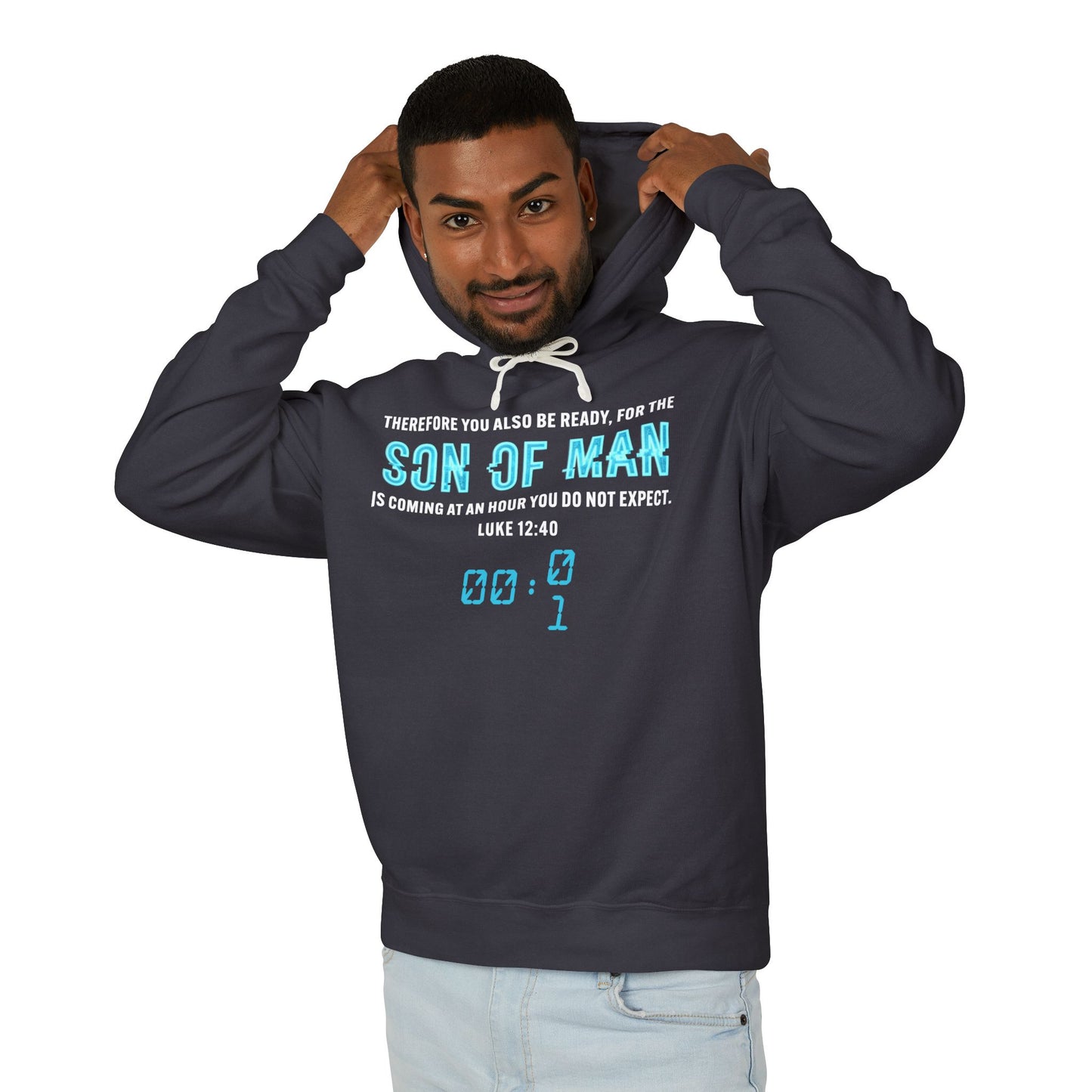 Son of Man is Coming Cotton T‑Shirt — Christian Faith Graphic  Hooded Sweatshirt