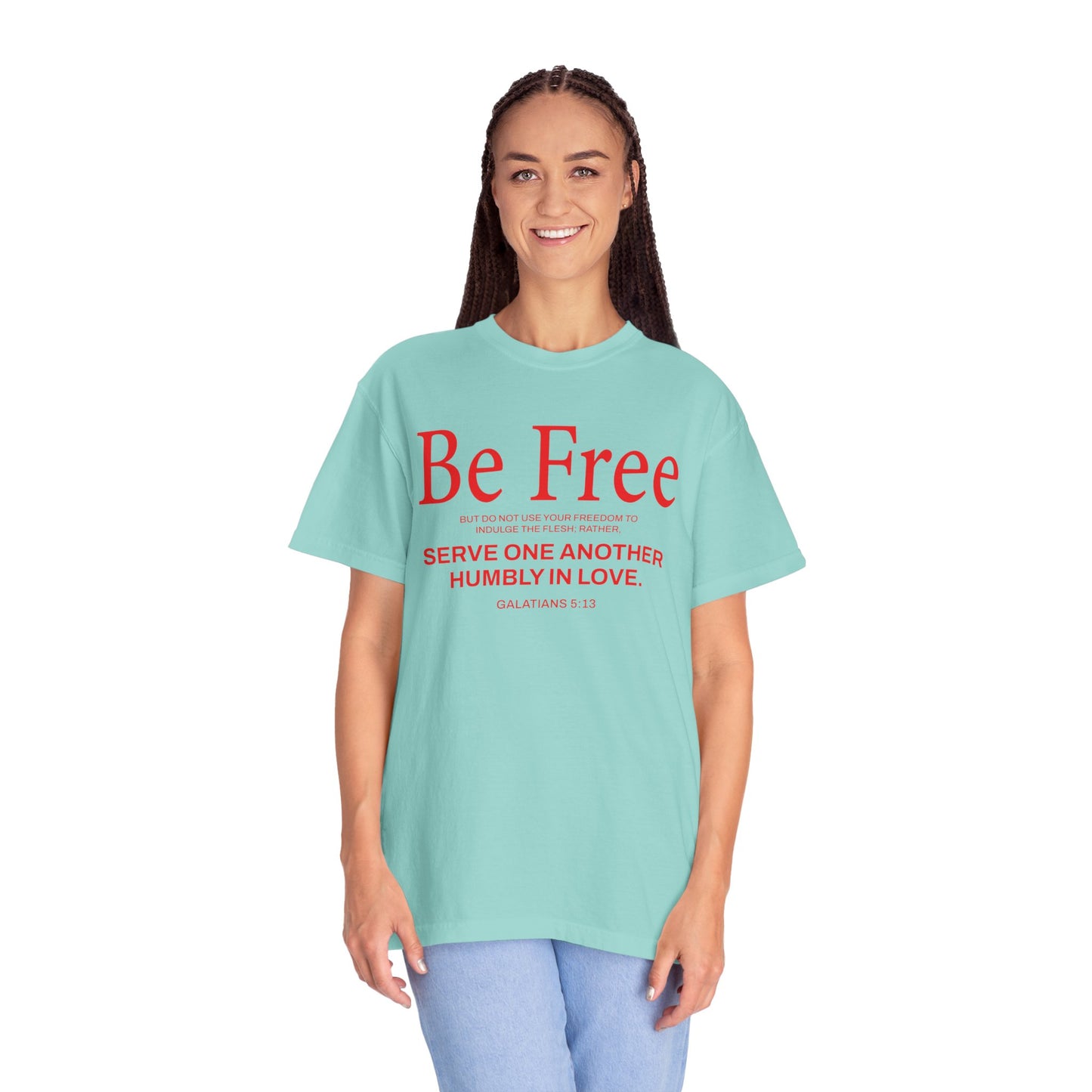 Be Free "Galatians 5:13" Red