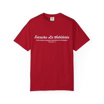 Proverbios 2:2 "Escucha la Sabiduría" T-Shirt