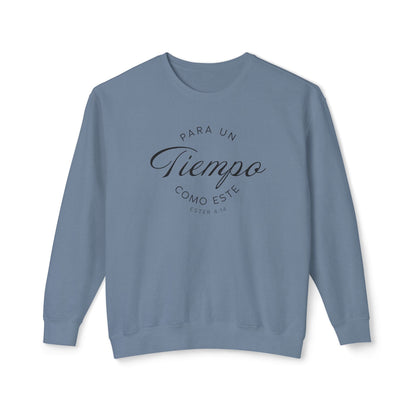 Para un Tiempo Como Este Ester 4:14 100% Cotton Sweatshirt-Shirt — Spanish Wise Woman Bible Verse