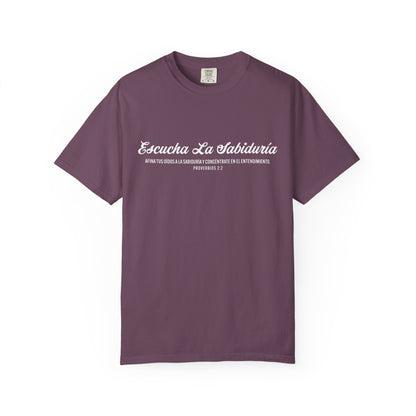 Proverbios 2:2 "Escucha la Sabiduría" T-Shirt