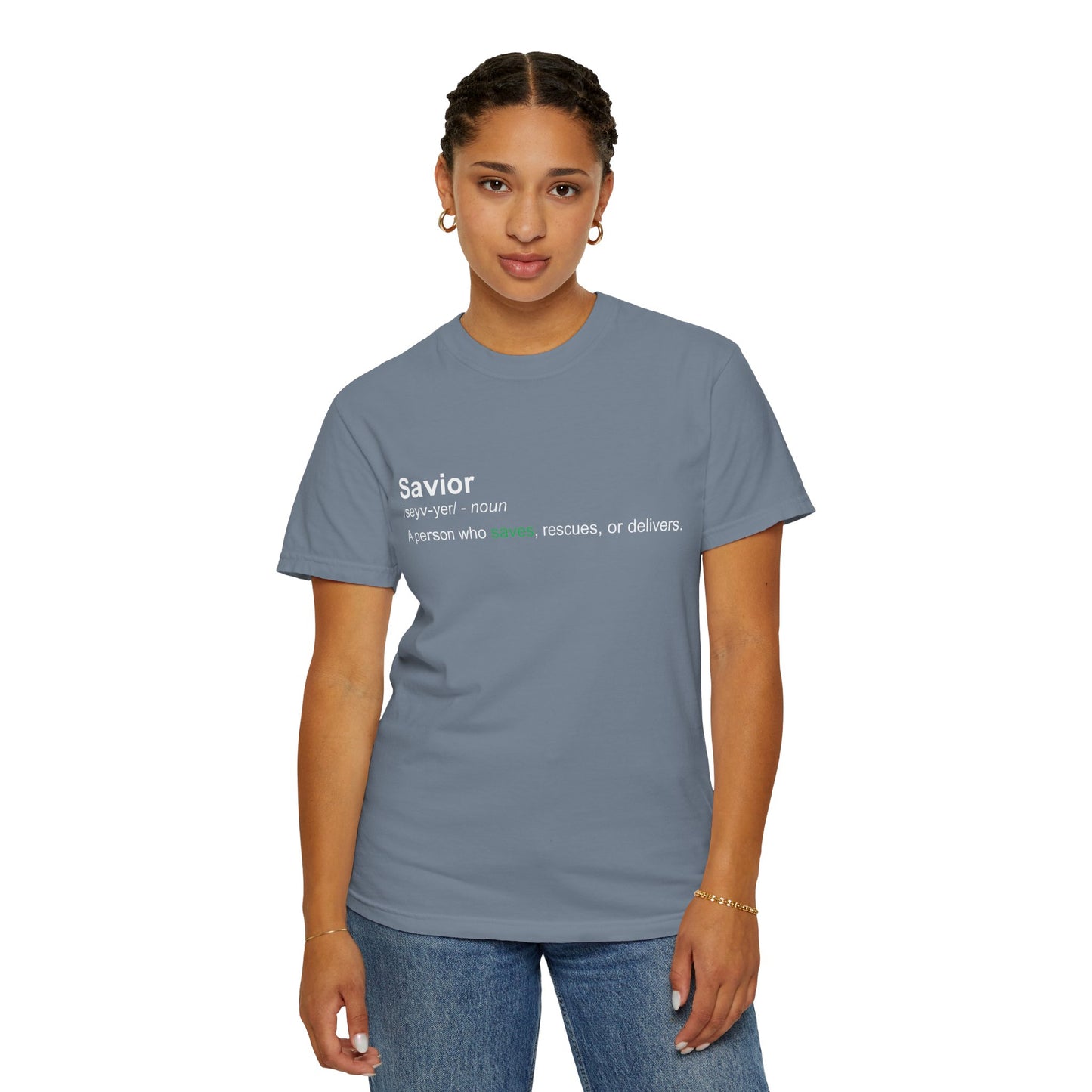 Savior Definition T-Shirt 100% cotton