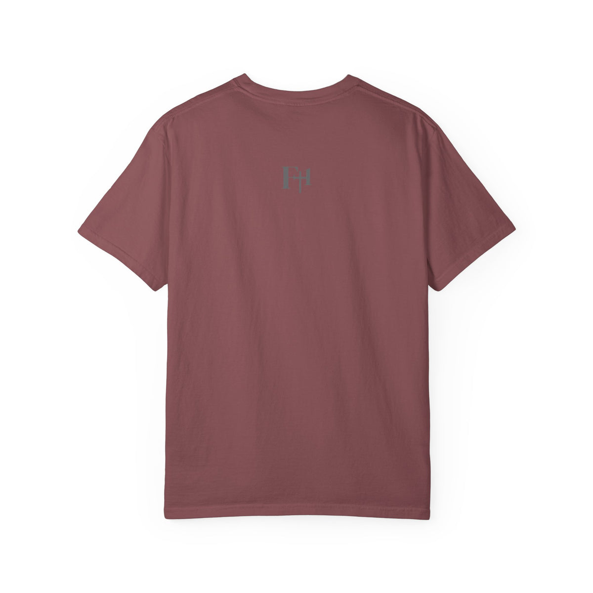 For Us Garment-Dyed Tee — Inspirational Script Christian T-Shirt