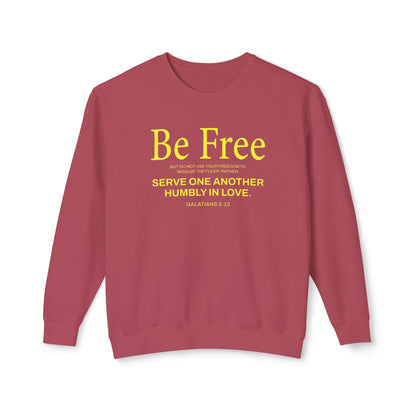 Be Free "Galatians 5:13" YELLOW