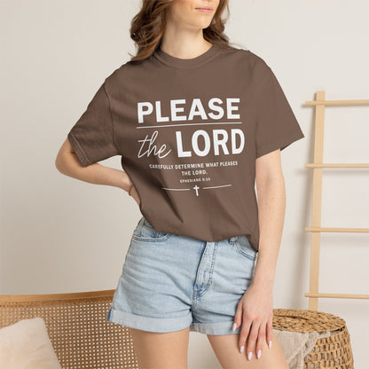 Please the Lord Ephesians 5:10 T-Shirt 100% Cotton T-Shirt