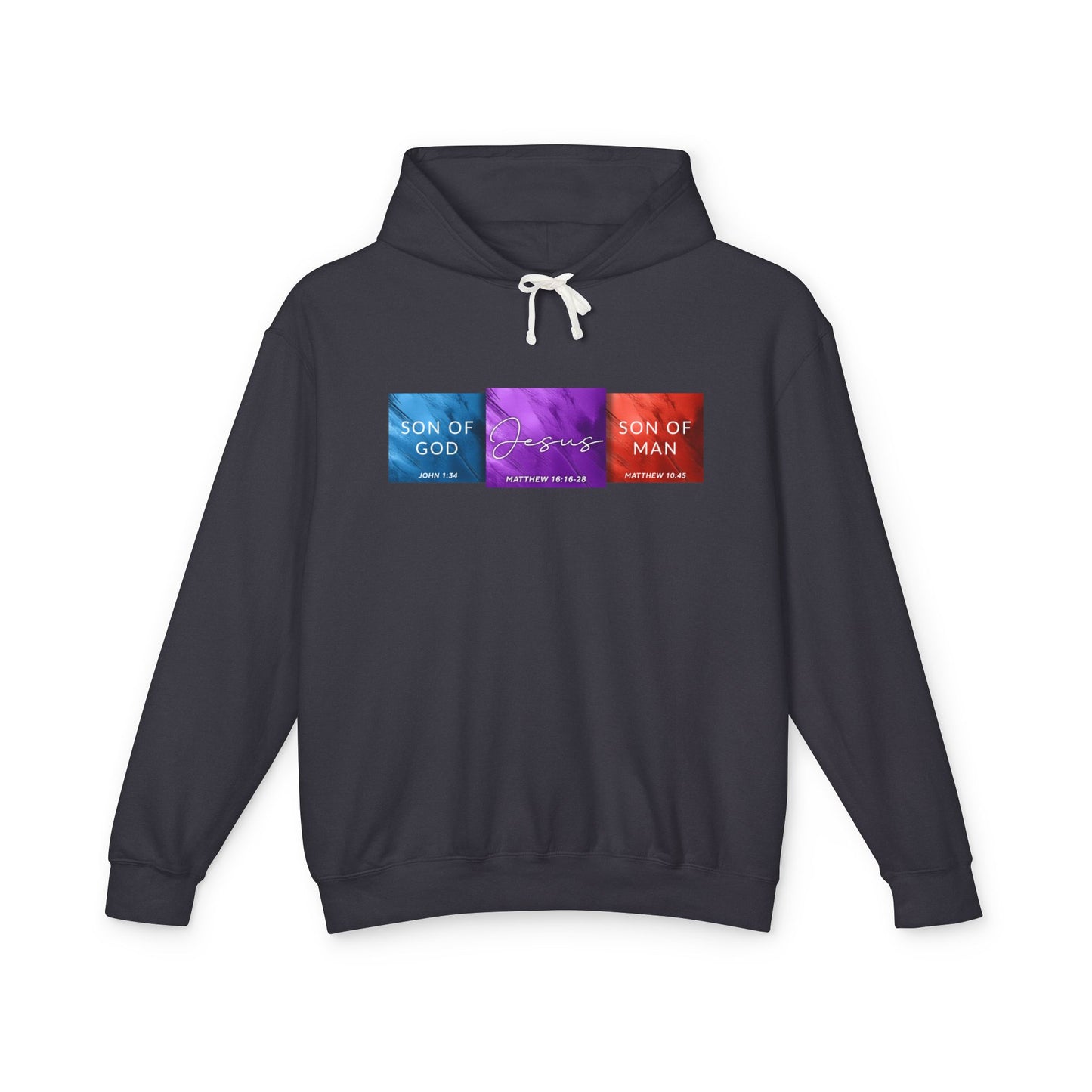 Son of Man Son of God Cotton T‑Shirt — Christian Faith Graphic  Hooded Sweatshirt