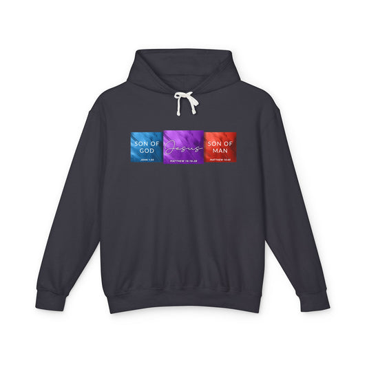 Son of Man Son of God Cotton T‑Shirt — Christian Faith Graphic  Hooded Sweatshirt