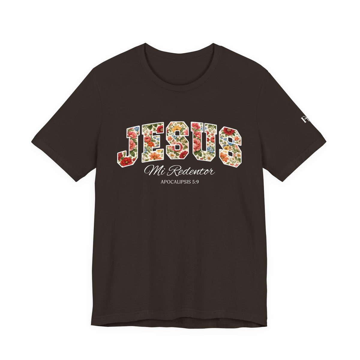 Jesus Mi Redentor Floral Graphic Tee