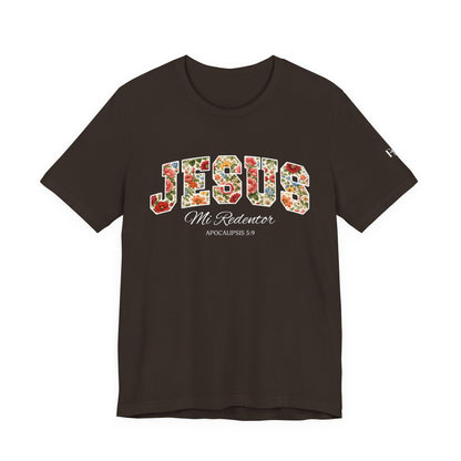 Jesus Mi Redentor Floral Graphic Tee
